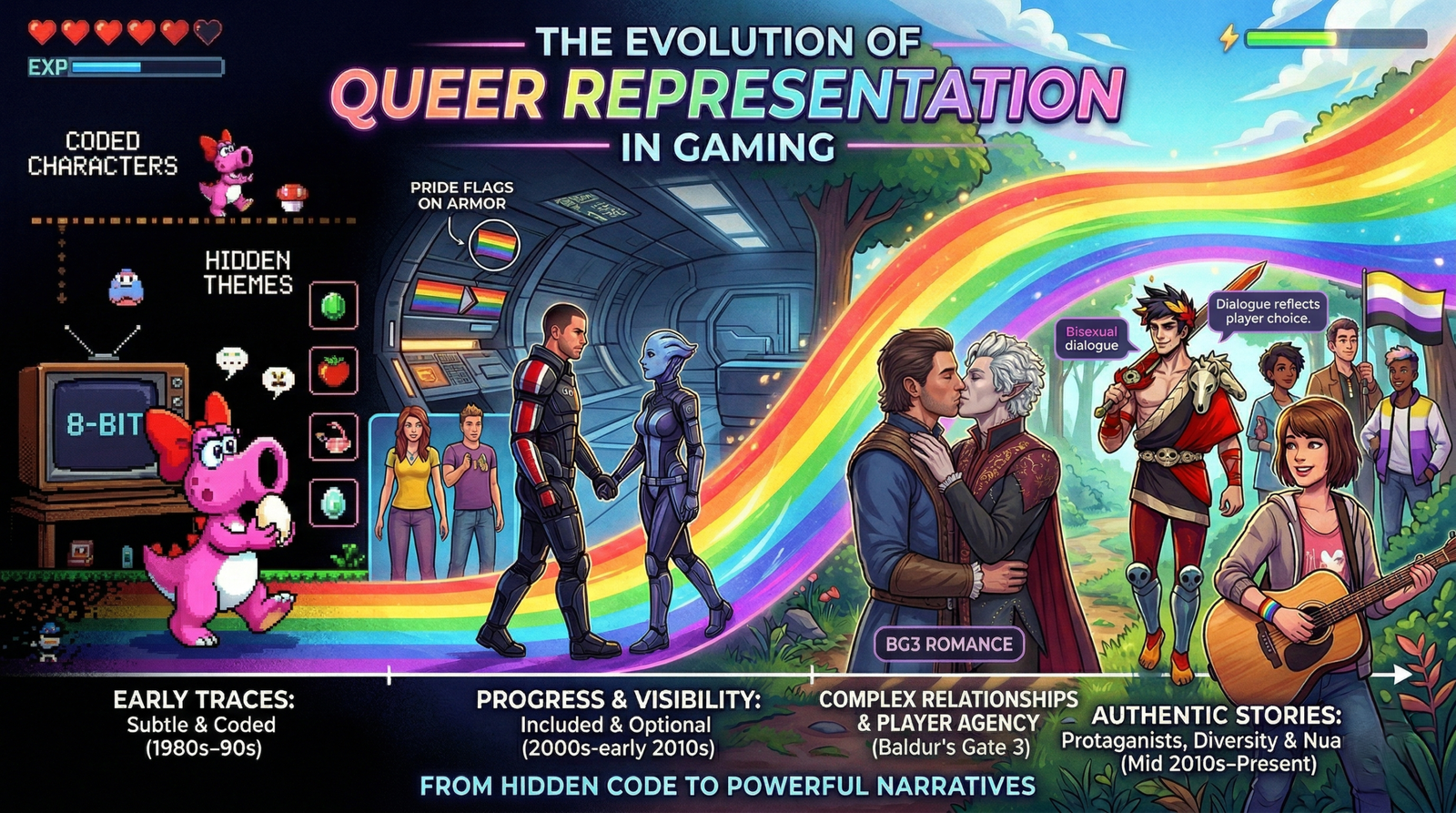queer representation in gaming